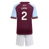 Aston Villa Matty Cash #2 Koti Peliasu Lasten 2025-26 Lyhythihainen (+ Lyhyet housut)